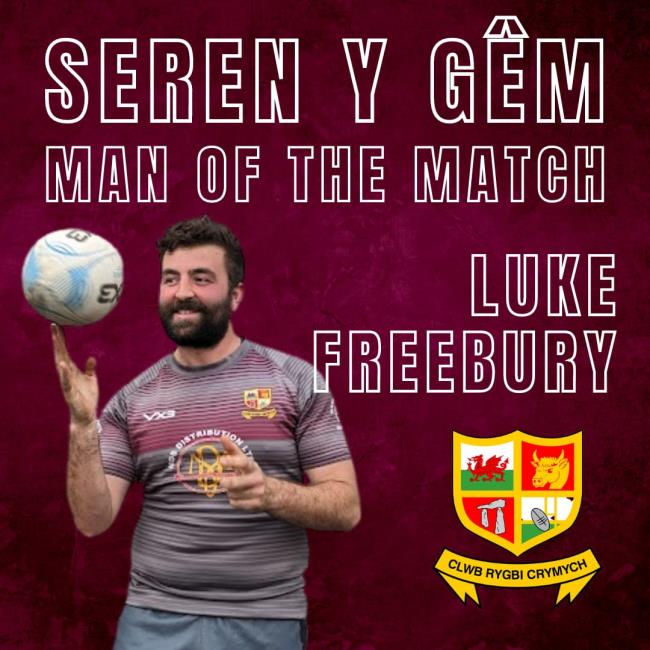 Luke Freebury - Crymych man of the match